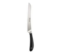 Robert Welch Signature Bread Knife, 22 cm - Crafted from German 1.4116 Stainless Steel. Scalloped Blade Ideal for Slicing Through Crusty Loaves, French Sticks and Cakes.