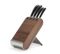 Robert Welch Signature Q Walnut Block Set with Free Handheld Sharpener