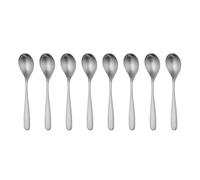 Robert Welch Stanton Satin Small Coffee Spoons, Set of 8. Suitable for Espresso, Small Coffee. Made from Stainless Steel. Dishwasher Safe.