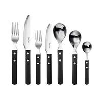 Robert Welch Trattoria Bright, 42 Piece Cutlery Set for 6 People. Made from Stainless Steel. Dishwasher Safe.