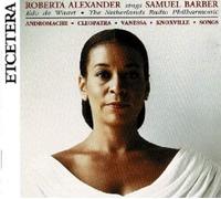 Roberta Alexander sings Samuel Barber