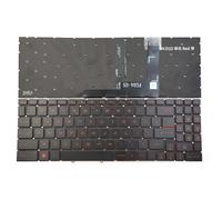 RobertDTesta New For MSI Pulse GL66 GL76 11UCK 11UDK 11UEK 12UEK 12UGK MS-1581 MS-1582 MS-17L1 Laptop Keyboard US Red Backlit