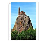 robertharding 10x8 Print of Saint-Michel d Aiguilhe Church, Aiguilhe, Auvergne-Rhone Alpes, France (19954858)