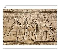 robertharding Bas Relief Print, Temple of Khnum, Esna Egypt - Print 10"x8" (25x20cm) (20018924)