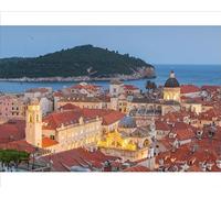 robertharding Dusk over Dubrovnik Print, UNESCO World Heritage Site - Print 10"x8" (25x20cm) (19184971)