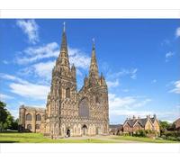robertharding Lichfield Cathedral West Front Print, Staffordshire, England - Print 10"x8" (25x20cm) (19258994)