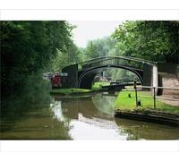 robertharding Oxford Canal Print: Jericho District, Oxfordshire, England - Print 10"x8" (25x20cm) (3650681)