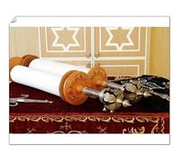 robertharding Paris Torah Scroll Print: Europe's Finest, 2 Rimonim - Print 10"x8" (25x20cm) (19951633)