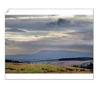 robertharding Stormy Sky over Pendle Hill Print - Settle, North Yorkshire - Print 10"x8" (25x20cm) (9654403)