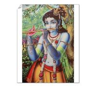 robertharding Vrindavan Print: Krishna Playing the Flute - Print 10"x8" (25x20cm) (19956246)