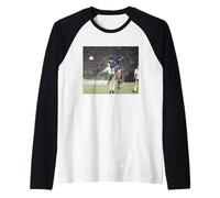 Roberto Baggio Ireland V Italy World Cup Football 1990 Raglan Baseball Tee