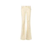Roberto Cavalli animal-motif flared jeans - Gold 38-40-42-44-46