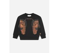 Roberto Cavalli Boys Horses Sweatshirt in Black - Black - 12 Yrs