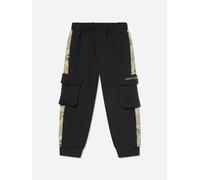 Roberto Cavalli Boys Logo Joggers in Black - Black - 6 Yrs