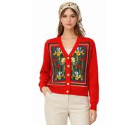 Roberto Cavalli Class Sequin Embellished Cardigan Sweater Jacket S