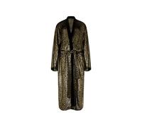 Roberto Cavalli Fil Coupé leopard-print coat - Gold 38-40-42-44-46-48