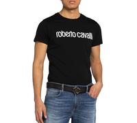 ROBERTO CAVALLI FIRENZE LOGO PRINT LUXURY CREW NECK RETRO T-SHIRT SHIRT TOP XL