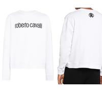 Roberto Cavalli Firenze Logo Sweat Sweater Sweatshirt Jumper Pullover Sweater: L