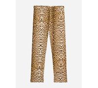 Roberto Cavalli Girls Branded Leggings in Brown - Brown - 10 Yrs