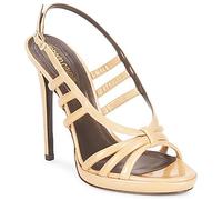 Roberto Cavalli Heeled sandals QDS626-PL028 in Beige 6.5