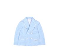 Roberto Cavalli Junior double-breasted piped jacket - Blue 6 mths-9 mths-12 mths-18 mths-2 yrs-3 yrs