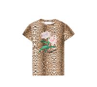 Roberto Cavalli Junior leopard-print sequin-embellished T-shirt - Neutrals 4-6-8-12-14-16