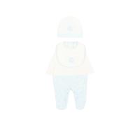 Roberto Cavalli Junior patterned embroidered babywear set - Neutrals 3 mths-6 mths