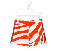 Roberto Cavalli Junior Zebra print jersey shorts - Red 4 yrs-6 yrs