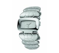 Roberto Cavalli Ladies Coco Analogue Watch R7253198515 with Quartz Movement, Stainless Steel Bracelet and Silver Dial