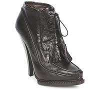 Roberto Cavalli Low Ankle Boots QDS640-PZ030 in Black 6.5