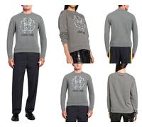 Roberto Cavalli RC Logo Unisex Sweat Sweatshirt Jumper Pullover S,