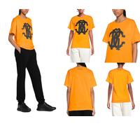 Roberto Cavalli Rc Mono Logo Oversize Cotton T-Shirt Top Lounge Iconic Shirt L
