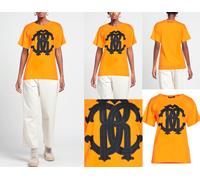 Roberto Cavalli Rc Mono Logo Oversize Cotton T-Shirt Top Lounge Iconic Shirt M