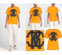 Roberto Cavalli Rc Mono Logo Oversize Cotton T-Shirt Top Lounge Iconic Shirt Wow