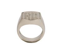Roberto Cavalli RC-monogram signet ring - Silver 20-22-24