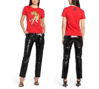 Roberto Cavalli Rc Tiger Print Logo Cotton T-Shirt Top Lounge Iconic Shirt Wow