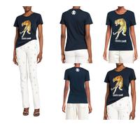 Roberto Cavalli Rc Tiger Print Logo Cotton T-Shirt Top Lounge Iconic Shirt XL