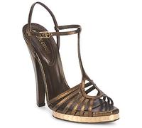Roberto Cavalli Sandals QDS627-PM027 in Gold 7.5