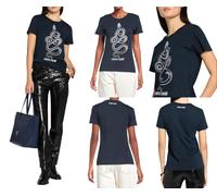 Roberto Cavalli Snake Print Monogram Cotton T-Shirt Top Lounge Iconic Shirt Wow