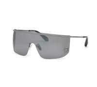 Roberto Cavalli SRC012M 530X Unisex Sunglasses Metal Black Grey Mask Normal Mirror