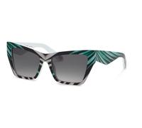 Roberto Cavalli SRC114V 0GB2 Woman Sunglasses Acetate Fantasy Smoke Butterfly Normal Nuanced