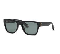 Roberto Cavalli SRC139 700 Man Sunglasses Acetate Black Grey Squared Normal