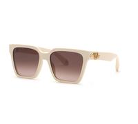 Roberto Cavalli SRC153M 09X7 Unisex Sunglasses Acetate Ivory Brown Squared Normal Nuanced