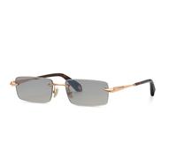 Roberto Cavalli SRC206M 8FCX Woman Sunglasses Metal Gold Smoke Squared Normal Nuanced