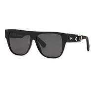 Roberto Cavalli Unisex SRC013 700 Sunglasses Acetate Black Grey Squared Normal