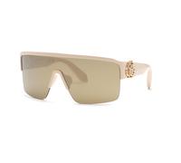 Roberto Cavalli Woman SRC037M ABAG Sunglasses Injected Marrone Mask Normal Specchiato