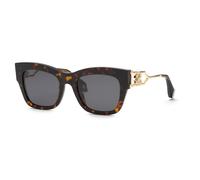Roberto Cavalli Woman SRC130 01AY Sunglasses Acetate Havana Smoke Squared Normal