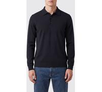 ROBERTO COLLINA 3-Button Merino Wool Knit Polo Shirt - Size: 46 - male