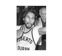 Roberto Duran - Retro Sports Star Poster Canvas Poster Bedroom Decor Sports Landscape Office Room Decor Gift Unframe-style 12x18inch(30x45cm)