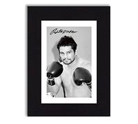 ROBERTO DURAN Signed 8x6 Inch Mounted Photo Print Pre Printed Signature Boxing - Autograph Gift, Ready To Be Framed